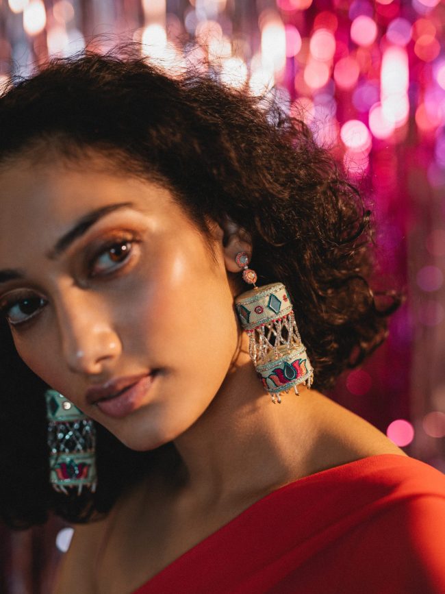 Handmade & Hand-Embroidered Earrings - Banta Soda