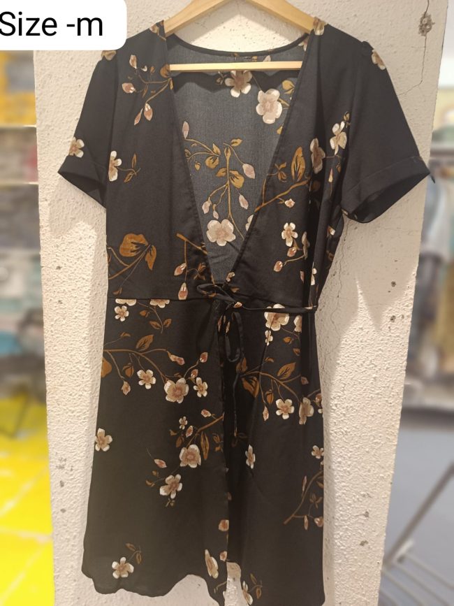 Black Floral Dress