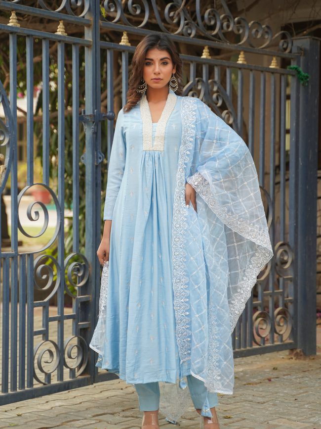 Pure Cotton Anarkali Suits
